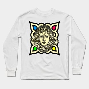 Medusa Gorgon Serpents on the head Long Sleeve T-Shirt